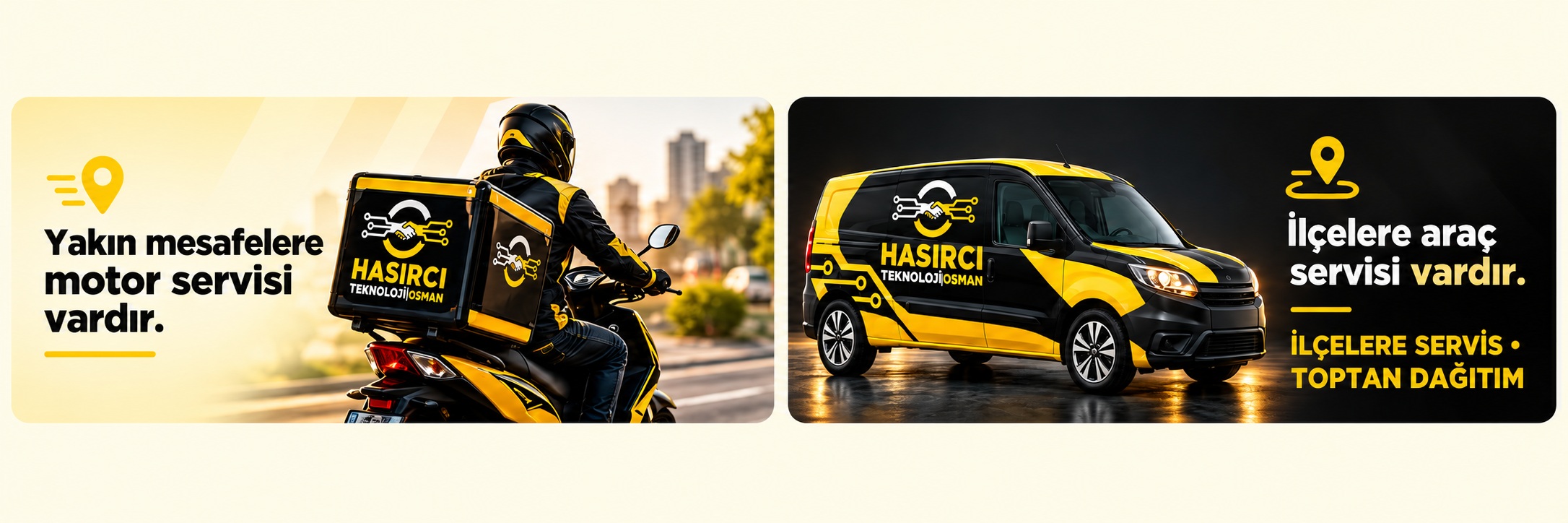Yakın mesafelere motor servisi vardır.